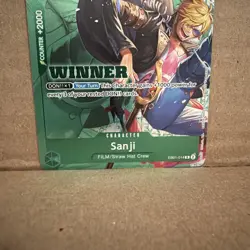 Sanji (Winner Pack 2025 Vol. 1) EB01-014 One Piece Promotion Cards Foil - Image 3