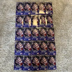 One Piece TCG The Azure Sea’s Seven OP-14 Sleeved Booster Pack!! Lot Of 25 - Image 1