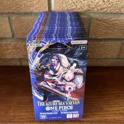 One Piece TCG The Azure Sea’s Seven OP-14 Sleeved Booster Pack!! Lot Of 25 - Image 5