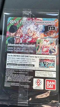 SEALED One Piece Monkey D. Luffy College Basketball US Voyage Promo Card MINT - Image 2