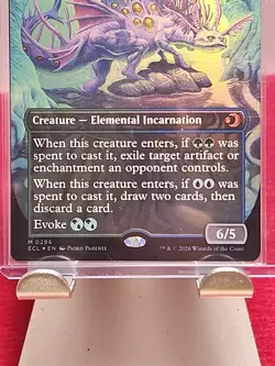 Wistfulness (Borderless) Lorwyn Eclipsed Foil MTG Card, NM/M, FOIL, 0296 ECL - Image 2