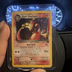 Dark Charizard 21/82 - Team Rocket Set - Rare Vintage Pokemon Card mp/hp - Image 1