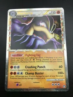 Machamp Prime 95/102 ULTRA RARE Triumphant Holo Pokemon Card NM 2010 - Image 1