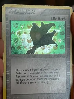 POKEMON LIFE HERB 90/101 UNCOMMON HOLOFOIL EX HIDDEN LEGENDS MP CARD - Image 3