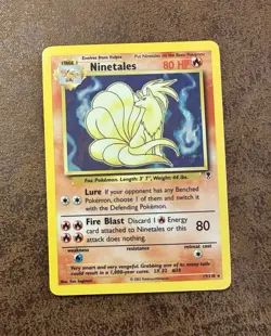 Pokemon TCG Ninetales Legendary Collection Holo Card 17/110 Rare - Image 1