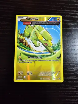 Electrike 60/160 Primal Clash Uncommon Reverse Holo Pokemon Card - LP - Image 1