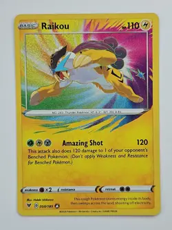Pokemon Card TCG - Raikou 050/185 Amazing Rare Vivid Voltage Near Mint - Image 1