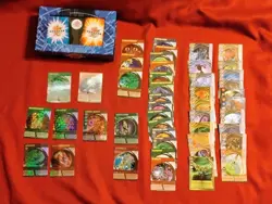 2008-09 Bakugan Battle Brawlers Spin Masters Sega 163 card lot magnetic holos + - Image 1