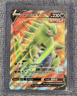 Tyranitar V 154/163 - Battle Styles - Pokemon Card - Near Mint / Better - Image 3