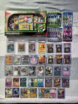 Pokemon Card Collection Lot PSA CGC Slabs + Singles Promos & Packs High Value! - Image 1