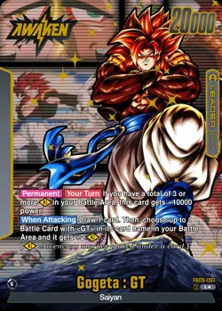FB09-097 Gogeta : GT Custom Leader Card - Dragon Ball Fusion World TCG - Orica - Image 2