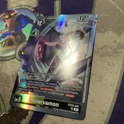 Minervamon SR BT24-041 NM Digimon Card Game Time Stranger Iliad - Image 2