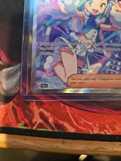 Pokemon TCG Lisia's Appeal Holo Full Art Ultra Rare Card 234/191 Surging Sparks - Image 3