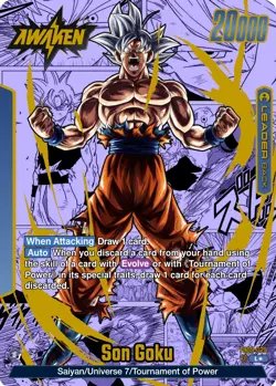FB09-025 Son Goku Custom Leader Card - Dragon Ball Fusion World TCG - Orica - Image 2