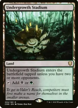 X 1 Undergrowth Stadium NM-M CMR 359 MTG Magic The Gathering - Image 1