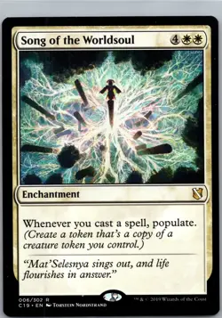 1x Song of the Worldsoul NM-Mint, English Commander 2019 MTG Magic - Image 1