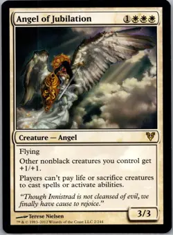 Angel of Jubilation Avacyn Restored Regular LP X1 MTG Magic The Gathering - Image 1