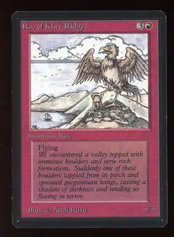 1993 Beta Roc of Kher Ridges ~ Vintage MTG/Magic ~ LP Condition - Image 1