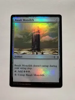 Basalt Monolith - FOIL - MTG Double Masters - NM - Image 1