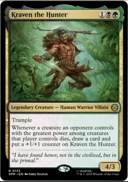 Kraven the Hunter - 0133 - Marvel's Spider-Man MTG - NM/M - English - Image 1