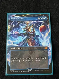Omniscience Anime Borderless Wilds of Eldraine: Enchanting Tales NM MTG - Image 1