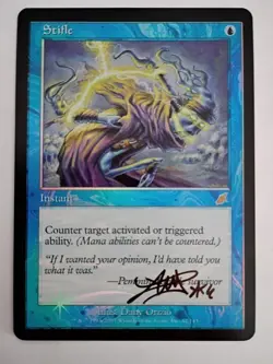 Magic The Gathering - 1x Signed Foil Stifle(mtg) Scourge - Image 1