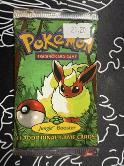 Sealed Pokemon Jungle Booster Pack Flareon Art | English | READ DESC. - Image 1