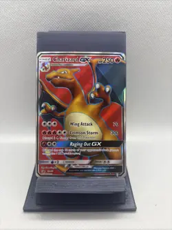 2017 Pokemon S&M Black Star Promo #SM60 Charizard GX Full Art - Image 1