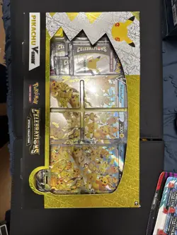 Pokemon Celebrations Pikachu V-union Collection Box 820650809897 - Image 1