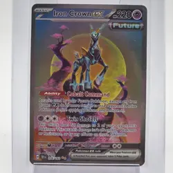 Pokemon Iron Crown ex 206/162 Temporal Forces Special Illustration Rare - Image 1