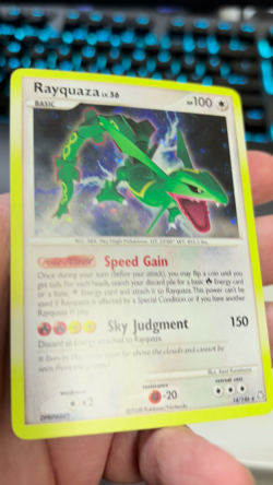Pokemon TCG Legends Awakened Rayquaza LV.56 Holo 14/146 NM - Image 2
