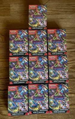 Lot of 10 Pokemon TCG Phantasmal Flames Booster Bundle x10 New Sealed IN HAND - Image 1