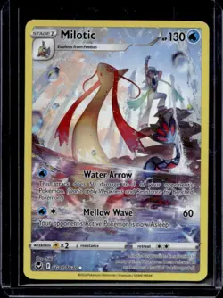 2022 Pokemon SWSH Silver Tempest Milotic Trainer Gallery Holo #TG02/TG30 - Image 1