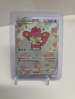 Pokemon Simisear VStar Galarian Gallery Ultra Rare #GG37 Crown Zenith - Image 1