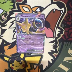 Pokemon TCG Alakazam ex 065/165 Double Rare Holofoil - Image 1
