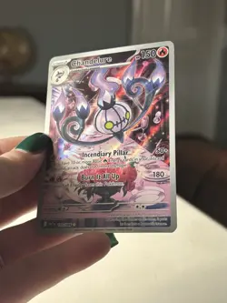 Pokemon TCG Chandelure Holo Sv: White Flare 103/086 Illustration Rare - Image 1