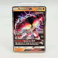 Pokemon Buzzwole GX 57/111 SM04 Ultra Rare SM Crimson Invasion NM - Image 1