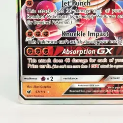 Pokemon Buzzwole GX 57/111 SM04 Ultra Rare SM Crimson Invasion NM - Image 5