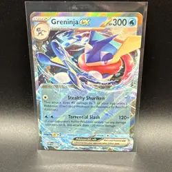 Pokemon Greninja ex 054 SVP Scarlet & Violet Promo Full Art Holo EX 300 HP - Image 1