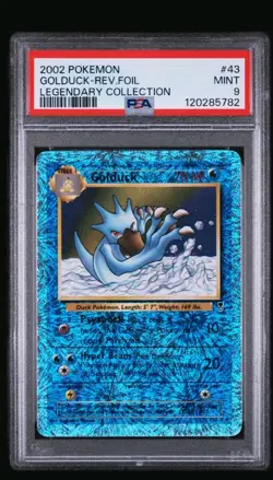Pokemon Golduck 43/110 - PSA 9 Mint - Legendary Collection - Rev Foil - Image 1