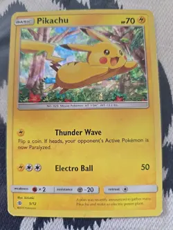 2016 Pokemon McDonald's Collection Pikachu 5/12 NM - Rare Holo Promo - Image 1