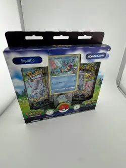 Pokemon GO series TCG, Pin Collection Box Set Promos- Kanto Starters set of 3 - Image 2