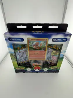 Pokemon GO series TCG, Pin Collection Box Set Promos- Kanto Starters set of 3 - Image 3