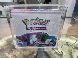 POKEMON: PARADOX RIFT BOOSTER BOX (FACTORY SEALED) W ACRYLIC CASE - Image 1