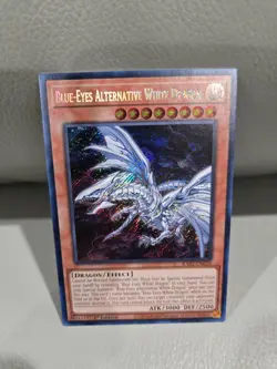 YuGiOh Blue-Eys Alternative White Dragon RA02-EN010 Super Rare 1st Ed NM - Image 1