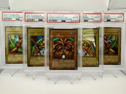 FULL SET 2002 LOB Exodia The Forbidden One Unlimited PSA 8 - Image 1