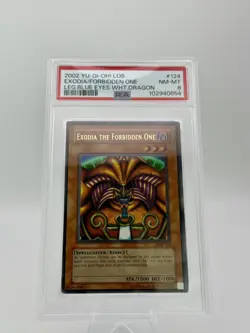 FULL SET 2002 LOB Exodia The Forbidden One Unlimited PSA 8 - Image 2