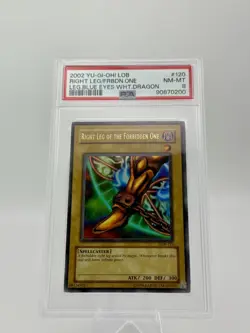 FULL SET 2002 LOB Exodia The Forbidden One Unlimited PSA 8 - Image 5
