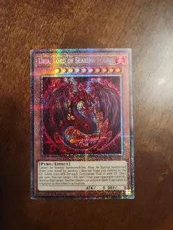 Uria Lord Of Searing Flames MZMU-EN000 Starlight Rare 1st Edition Yugioh Alt Art - Image 1