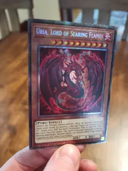 Uria Lord Of Searing Flames MZMU-EN000 Starlight Rare 1st Edition Yugioh Alt Art - Image 3